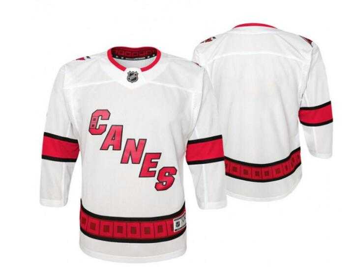 Men's Carolina Hurricanes Customized White Stitched NHL Jersey